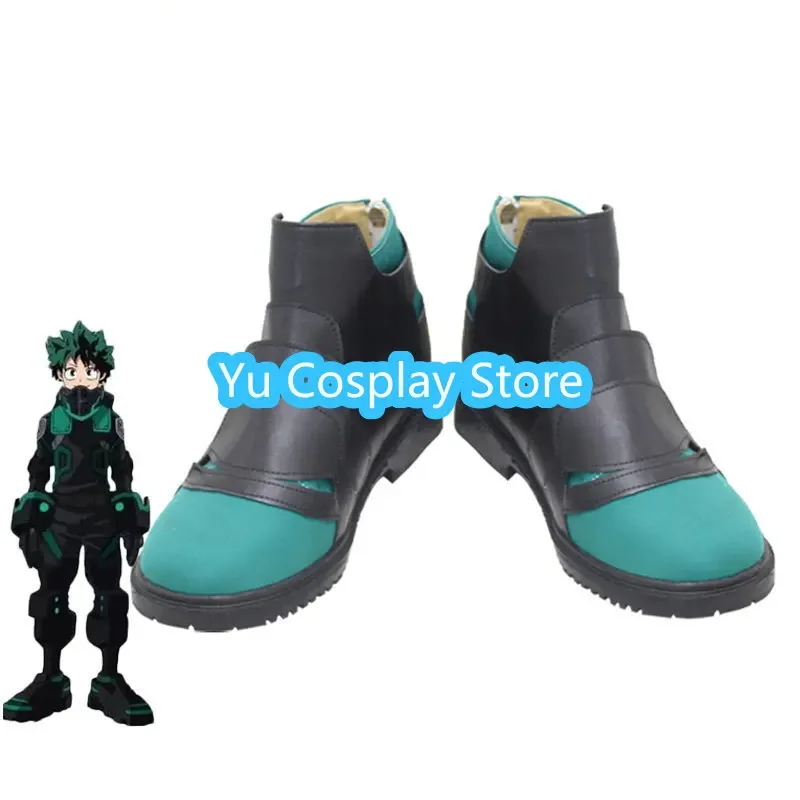 

Yu-Cosplay Midoriya Izuku Обувь для косплея Аниме Деку Опора для косплея Обувь из искусственной кожи Хэллоуин Карнавальные ботинки на заказ