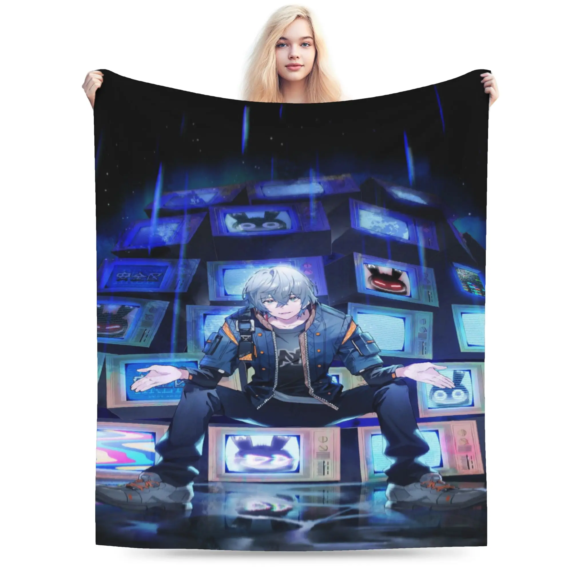 New Arrival Zenless Zone Zero Blanket Soft Coral Fleece Plush  Comfortable Throw Blankets Machine Washable