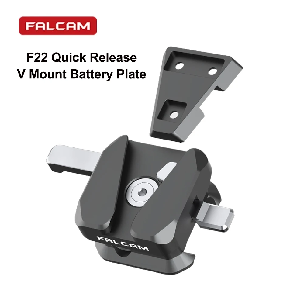 Falcam F22 クイックリリース V マウントバッテリープレート回転可能 360 度 F38 V2 ショルダーストラップと互換性あり、ユニバーサルアクセサリー
