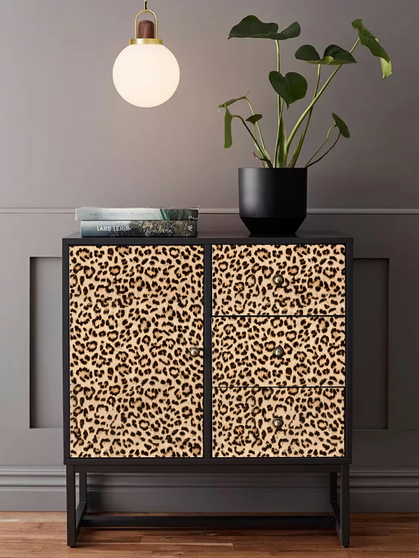 

Обои с леопардовым принтом, самоклеящиеся водонепроницаемые наклейки на стену, сделай сам, шкаф, прикроватная тумбочка, наклейки, украшение дома, кухня