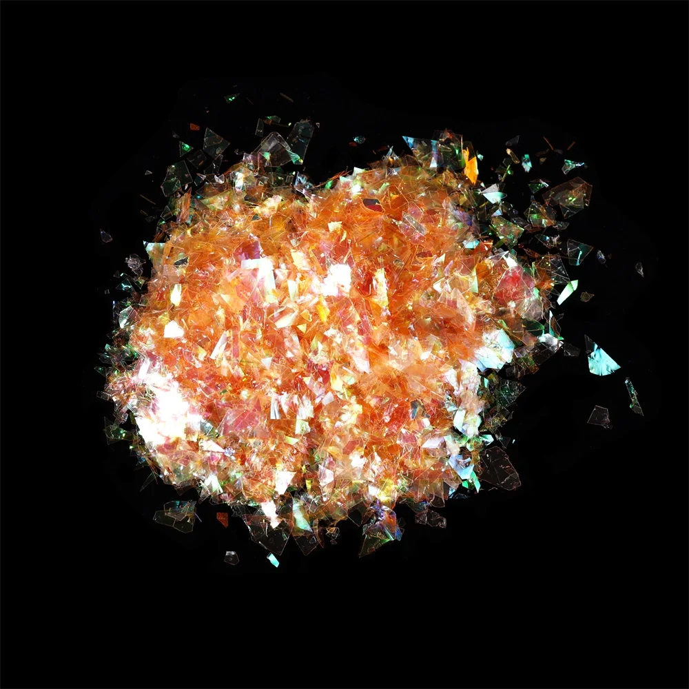 20 gr/beutel Unregelmäßige Candy Farbe Papierreste Epoxidharz Füllungen Pailletten Silikon Pailletten Für Epoxidharz Form Füllstoff Nagel Kunst