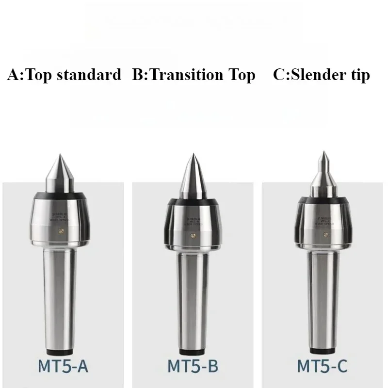 Rotary Top High-speed Shockproof Morse GS-MT3/4/5 Tailstock Ejector Pin High-precision Movable Rotary Ejector Pin Lathe Tool