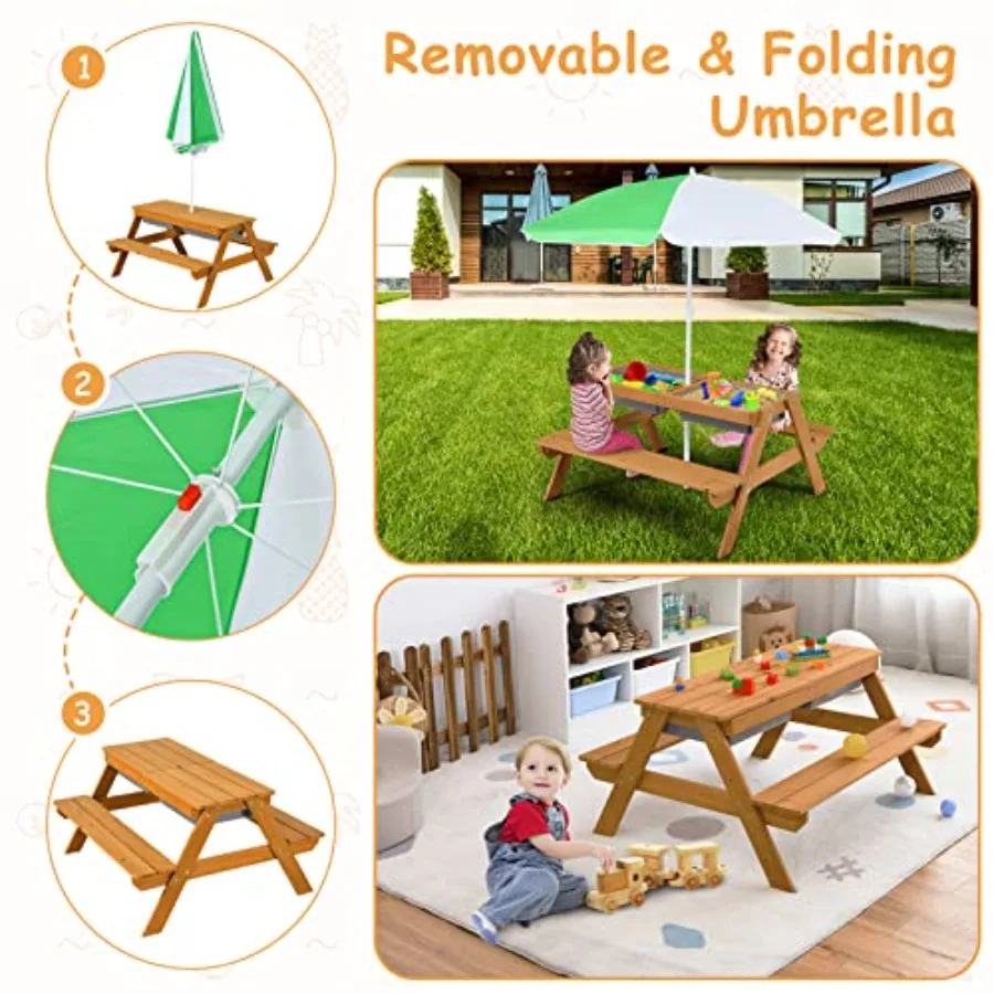 Gartentisch Für Kinder Mit Sand- Und Wasserspielbereich_voghion.com