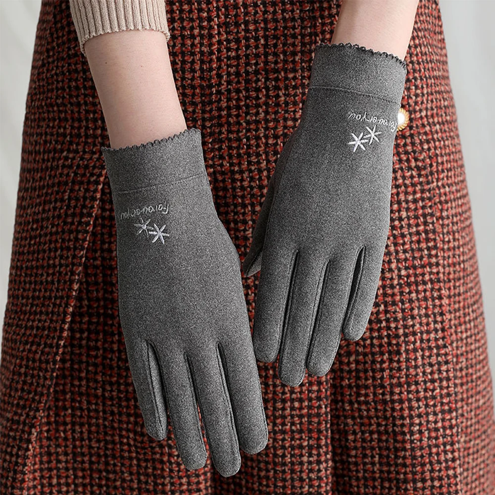 

New Fashion Touchscreen Outdoors Driving Cold Protection Warmer Mittens Women Gloves Rinding Gloves Touch Screen Gloves