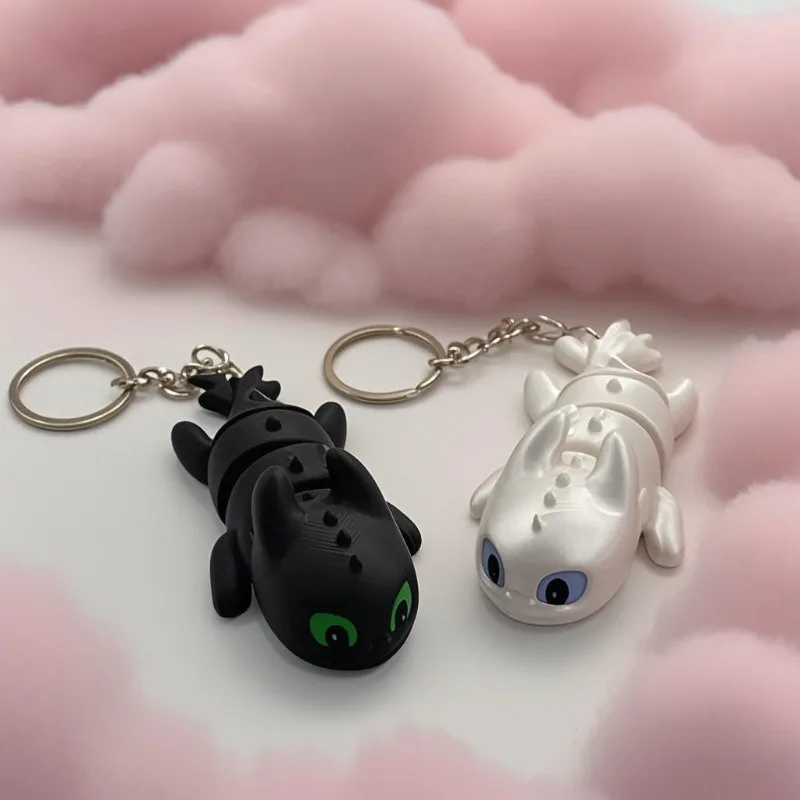 

Cartoon Toothless Little Flying Dragon Keychain Pendant Kawaii Daily Backpack Personalized Fashion Accessories