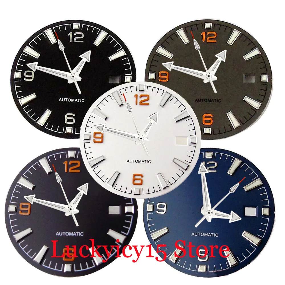 

BLIGER 31MM Watch Dial With Date Window Fit NH35 HN36A ETA 2836 2824 MIYOTA 8215 Movement Stainless Steel Wristwatch Men 's Case