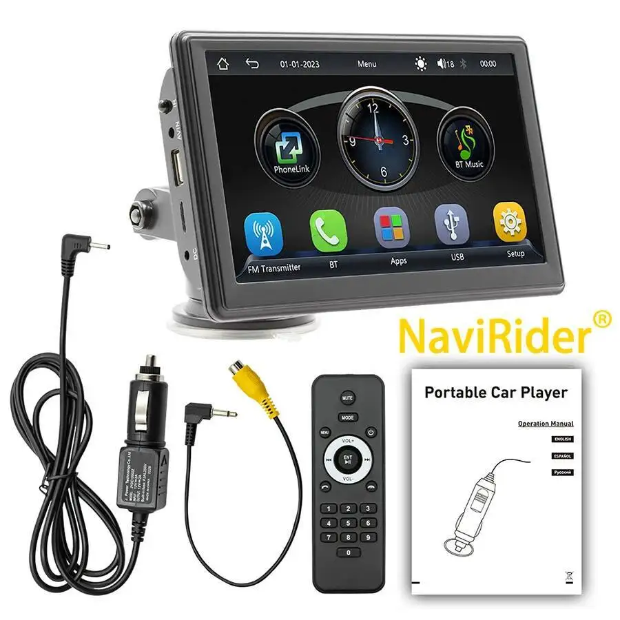 7-インチ自動ワイヤレス-carplay-カーラジオ-wifi-gps-fm-hd-bluetooth-マルチメディアタッチスクリーンユニバーサルプレーヤーステレオ-mp5-ステレオ