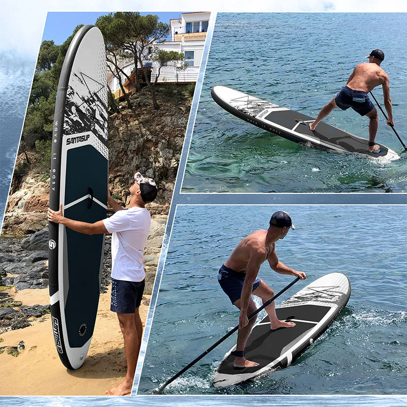 

SUP Inflatable Paddle Board, 320*81*15cm, Stand Up Paddle Board, Double Layer Sup Board, Water Sport Surf Set
