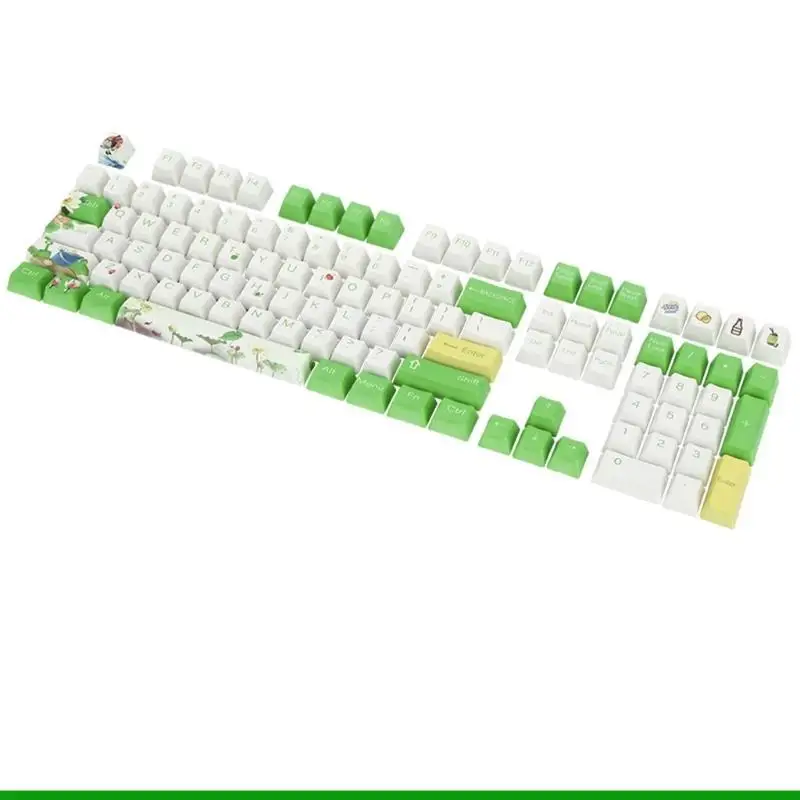 

U55C Lotus Theme Keycaps Set Dye Sub PBT OEM Keycap for 61 64 68 75 84 96 104 108