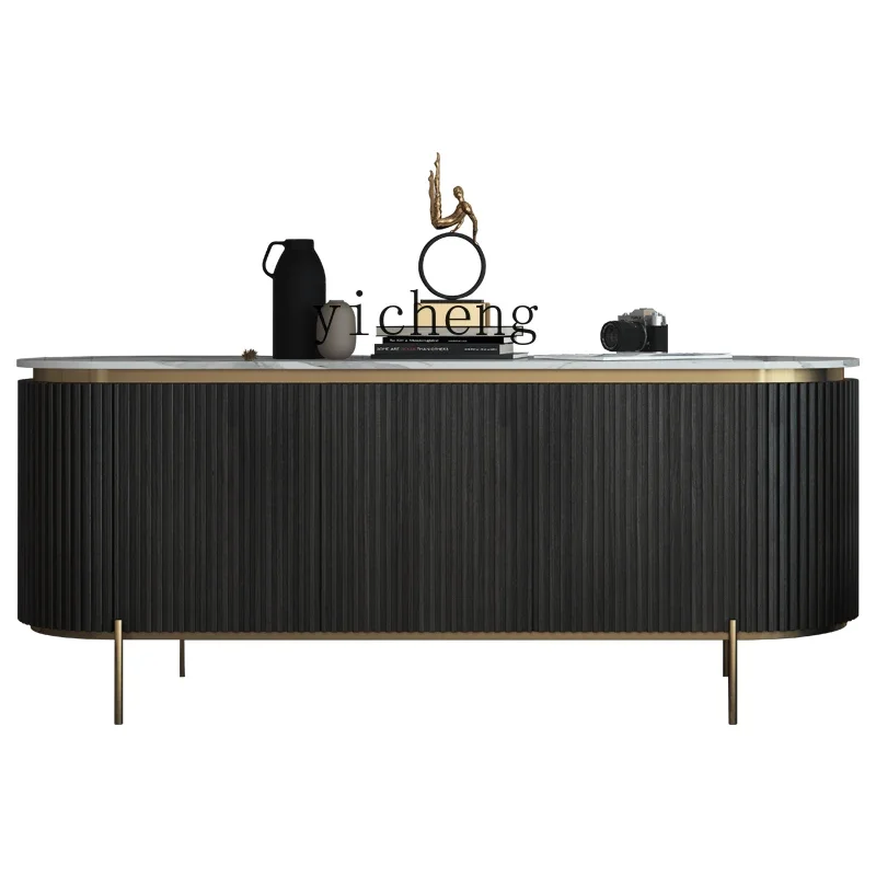 

Entrance Cabinet Affordable Luxury Style Living Room Entrance Metal Modern Multi-Functional Sideboard Cabinet