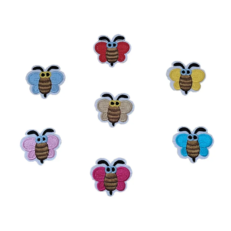 Cartoon Insekt Hotmelt Kleber Eisen DIY Patches für Kleidung und Hüte Taschen Jeans Retro Trends Kleidungs stück Hilfsmittel Patch
