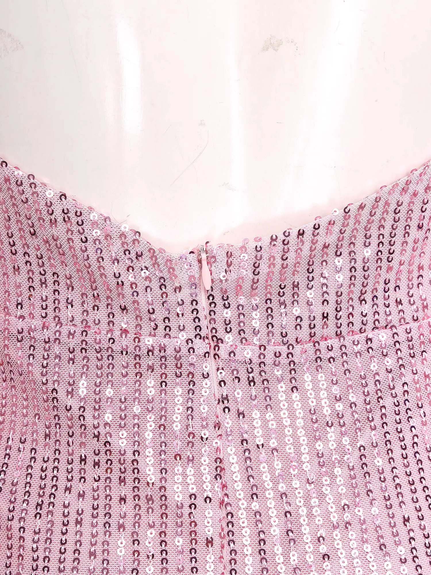 فستان نسائي طويل لامع معبر رسن بدون ظهر ترتر فستان بدون أكمام بقصة ضيقة رداء حفلات لولائم الزفاف المسائية #6