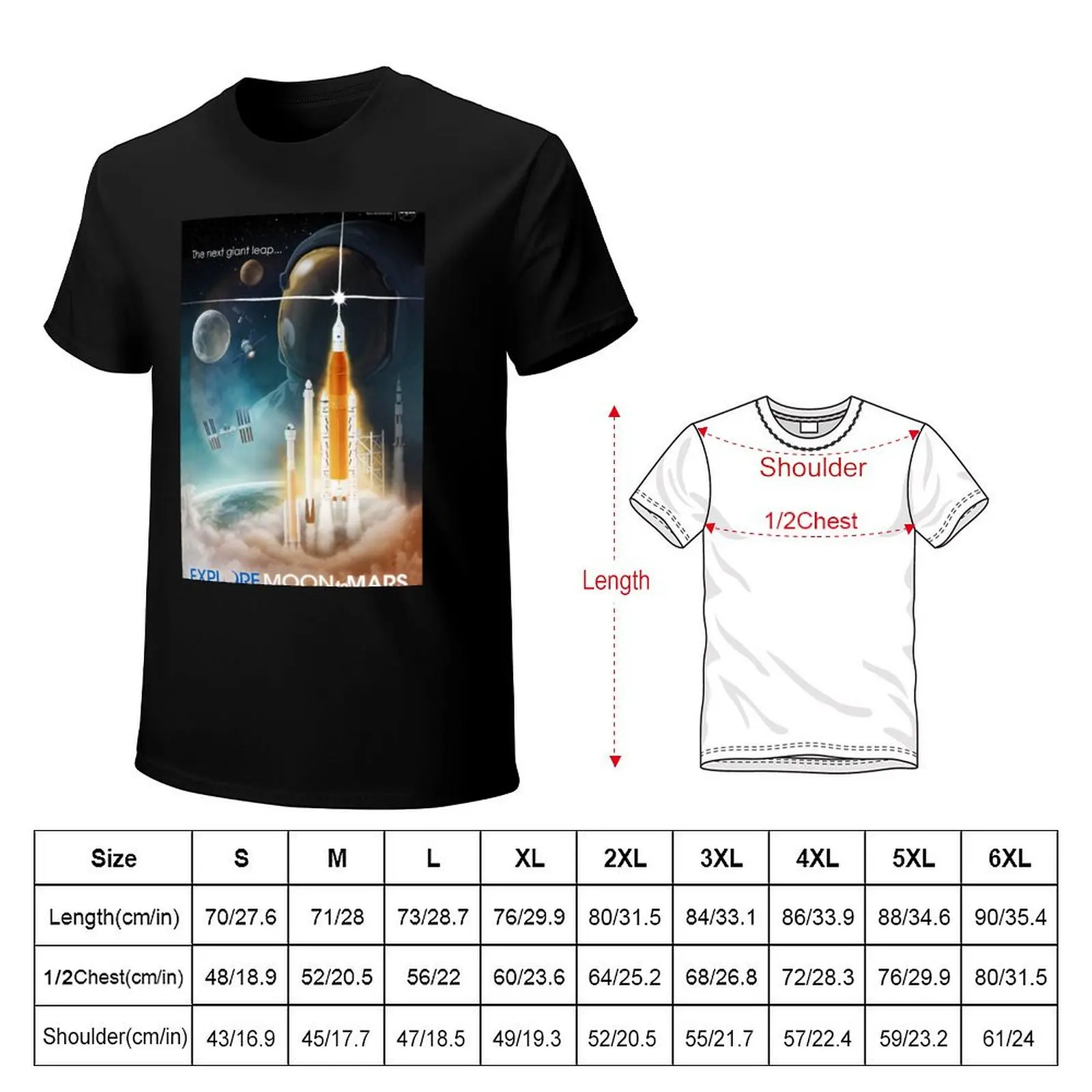 Artemis Program - Explore Moon to Mars T-Shirt Moisture Wicking Quick Dry Tee