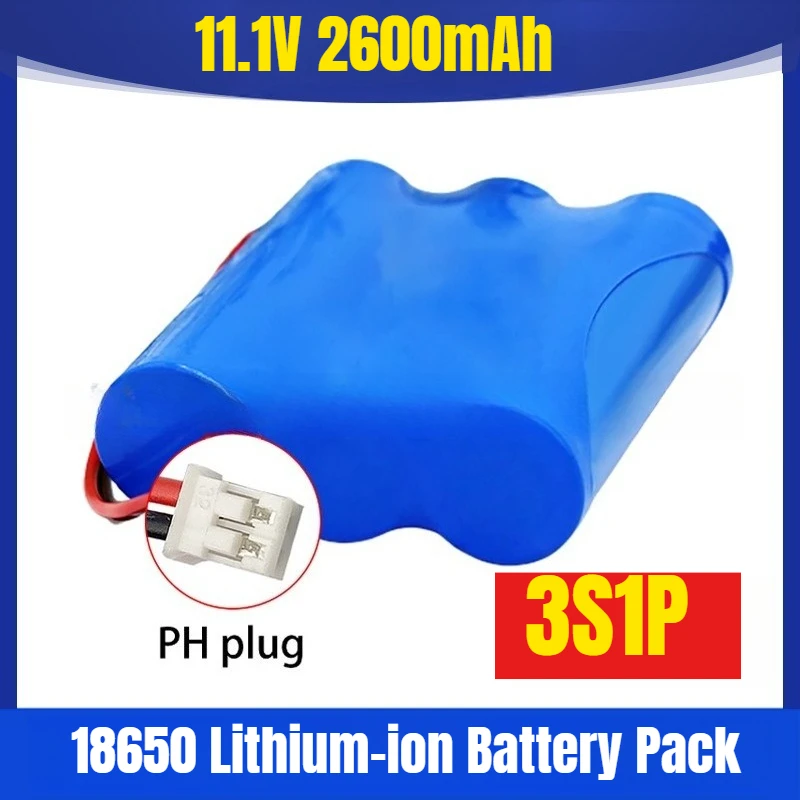 

3S1P 11.1V 2600mAh for Backup Power Cameras 18650 Lithium-ion Battery Pack