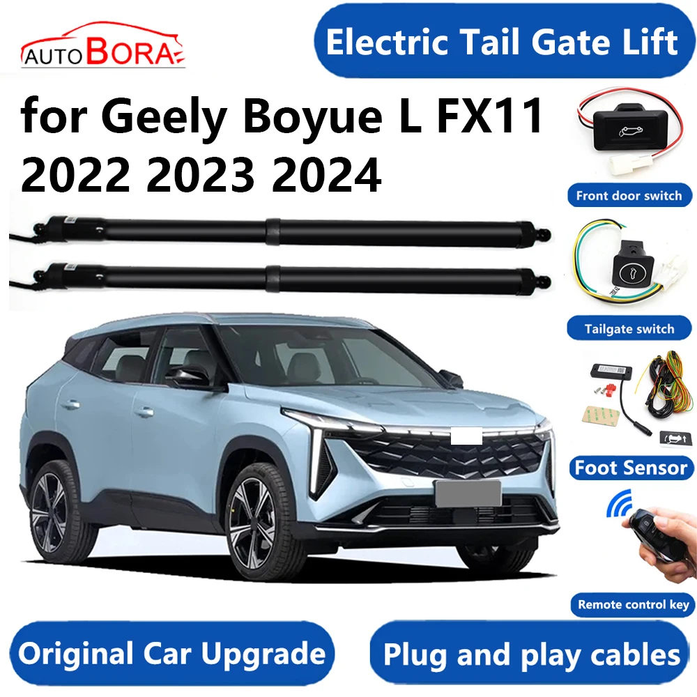 

AutoBora Car Electric Tail Gate Lift System Power Liftgate Kit Auto Automatic Tailgate Opener for Geely Boyue L FX11 2022~2024