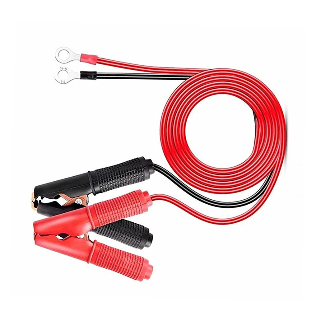 30A التمساح كليب كابل قافز لبطارية السيارة وكابلات الشبكة لسيارة تمديد الحبل لسيارة دراجة نارية بطارية المشبك كابل #6