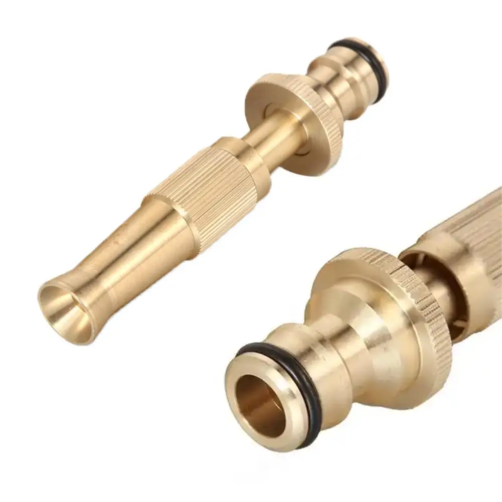 Brass Quick Waterstop Connector Car Wash Water Gun Copper Hose Spray Kit Connector Garden G1/2 Nozzle Irrigation Direct G3/ Q1C5