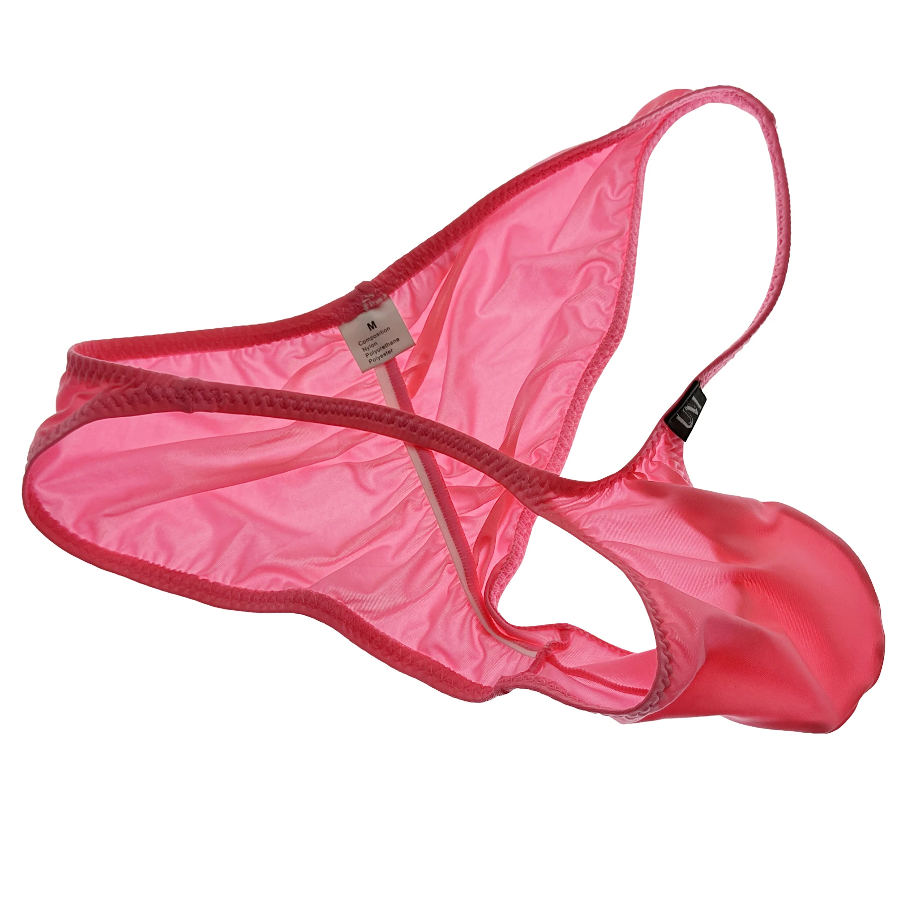 Men's Sexy Silk Button Briefs Underwear Pouch Cool Design Comfortable Fit Boxer Briefs