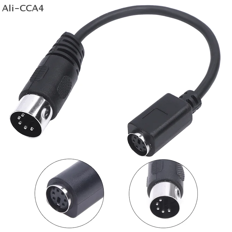 

CCA4-MD 6-pin Female to DIN 5-pin Male Cable Ps2 Keyboard and Mouse Transmission Cable