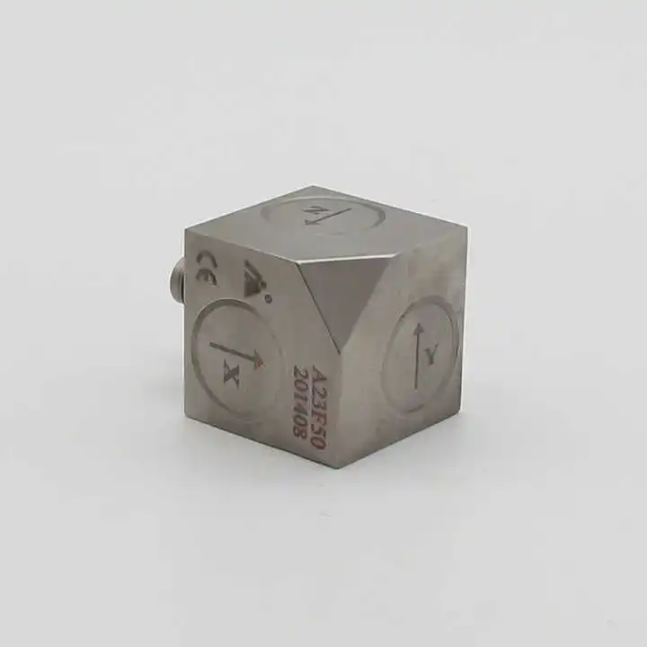 Triaxial Universal Acceleration Sensor A23F50 1/4-28 Quad-core Output 3 Axis IEPE Accelerometer Sensor