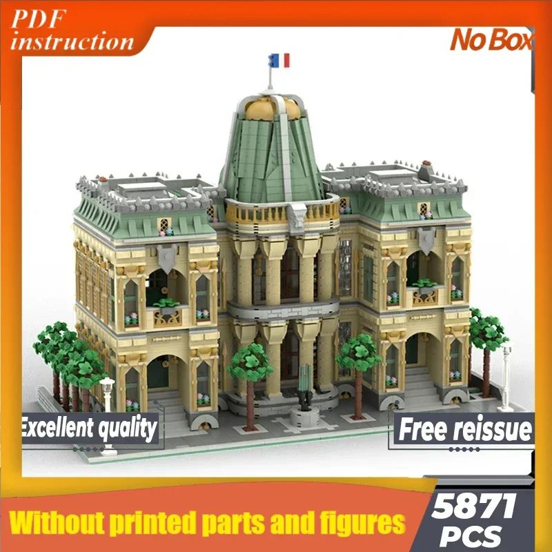 

Moc Building Bricks Знаменитая модель с видом на улицу Французская модульная архитектура Технология Блоки Подарочные игрушки Наборы «сделай сам» СборкаРождество