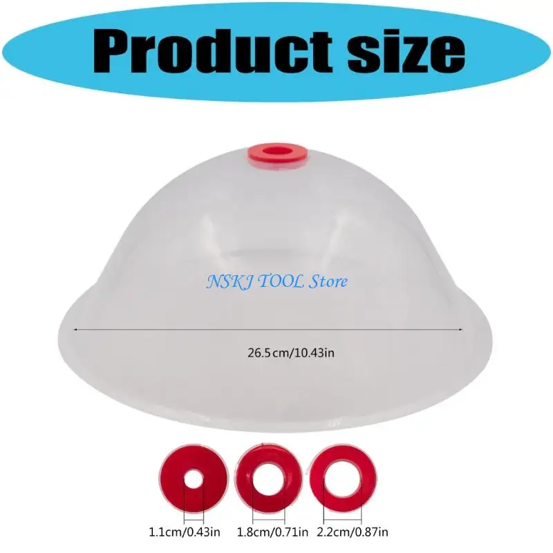 L8RC Hole Cutter Dust Cover Guard Particle Collector Accessory for Workshop Gear