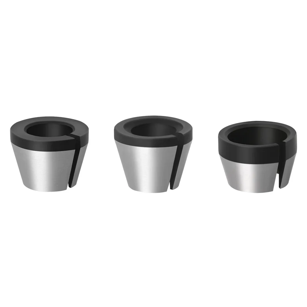2개 세트 6mm 또는 6.35mm 또는 8mm 콜릿 척 너트 포함 조각 트리밍 머신 전기 라우터 밀링 커터 액세서리