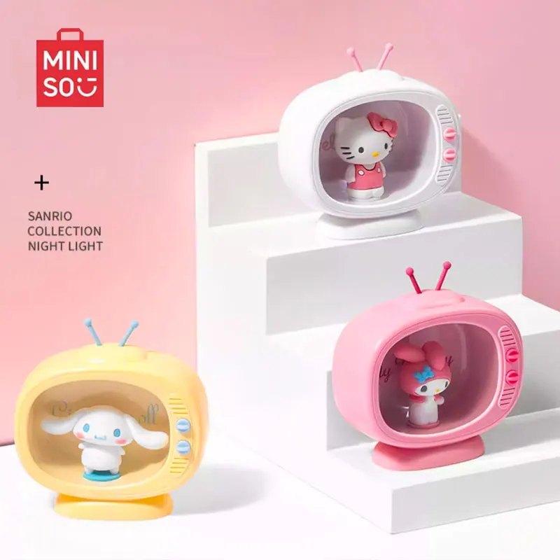 

Мини-прикроватная лампа Miniso в виде моей мелодии для телевизора, прикроватная настольная лампа для сна для девушки, рождественский подарок