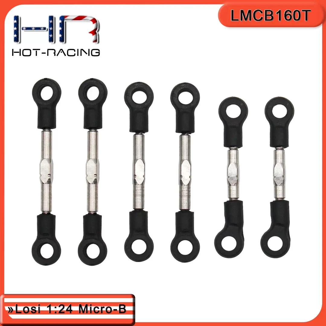 Hot Racing Titanium Turnbuckle Kit Micro B Only Lightweight High-Strength Jump Impact Resist​