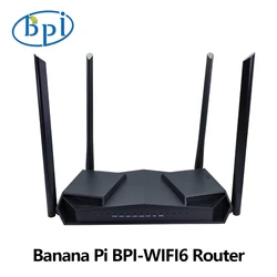 Banana Pi-enrutador BPI 6 OpenWRT, caja TR6560 y TR5220, Wifi SOC, Dual Core ARM Cortec A9 integrado, 5GE PHY, tablero MACs