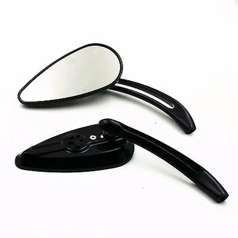 

Black Skull Oval Rear View Side Mirror for Harley Honda Kawasaki Suzuki Yamaha Motorcycle Touring Cruiser Chopper