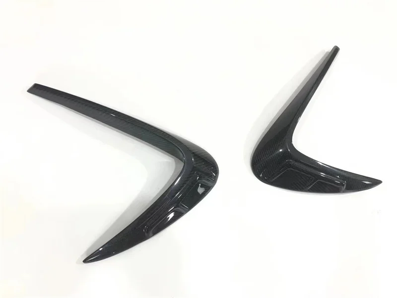 Used for  Benz S W223 Class M-style carbon fiber fender decoration body kit front bumper edge side skirt rear diffuser