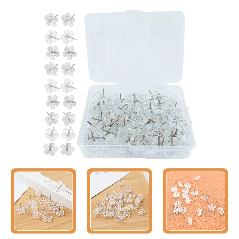 100 قطعة من المواد المميزة دبوس دفع متعدد الوظائف مسامير إبهام فريدة عملية مفيدة ديكور المنزل خريطة المثبت دبابيس الدفع