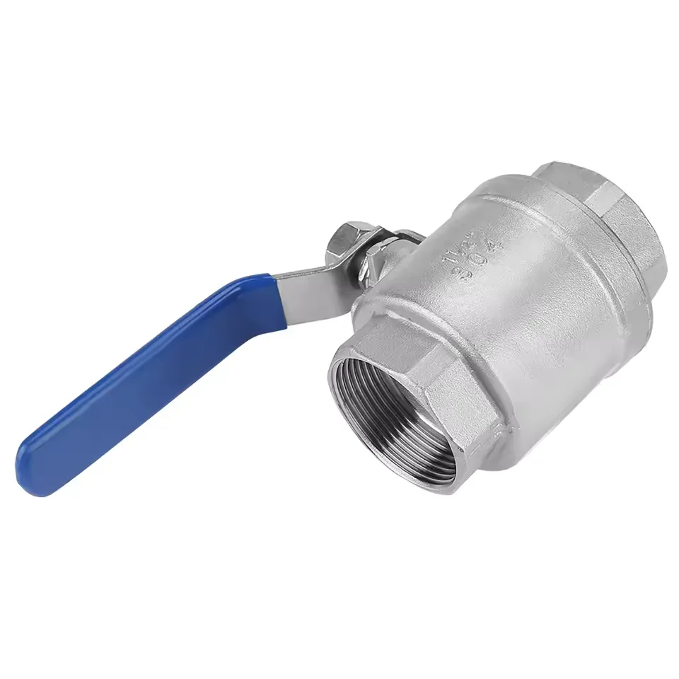 304 stainless steel ball valve, two-piece type, two-piece internal thread, internal screw thread, water pipe on/off valveDN15