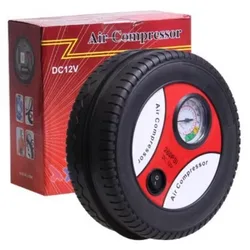 Car mounted inflation pump, portable electric inflation pump for small cars, 12V multifunctional tire inflator