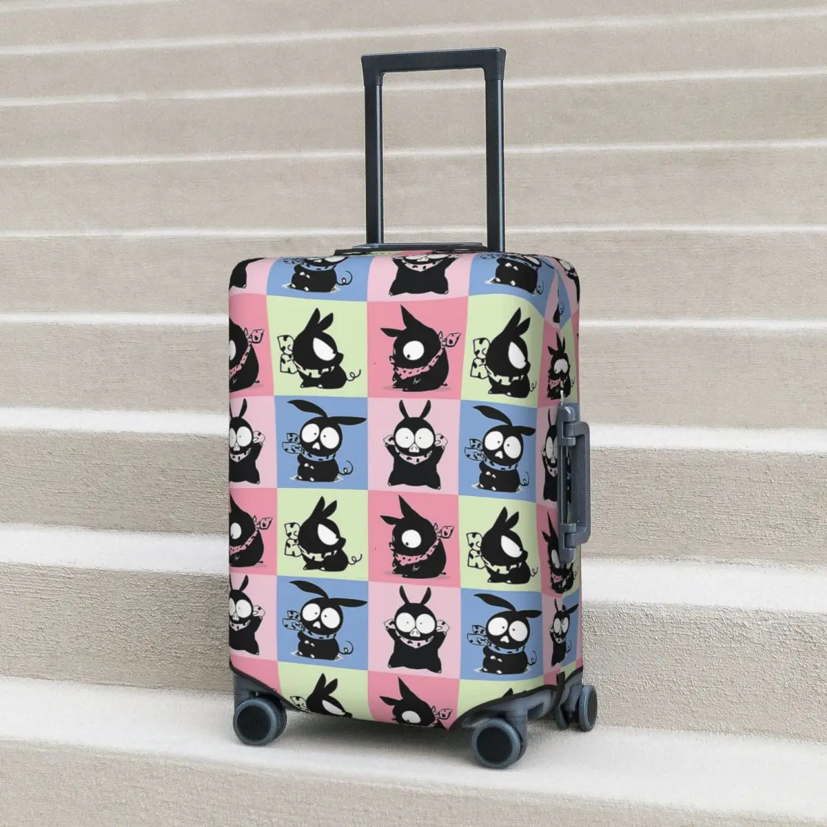 

P Chan Ranma Suitcase Cover Protection Elastic Travel Luggage Protector Covers for 18-32 Inch