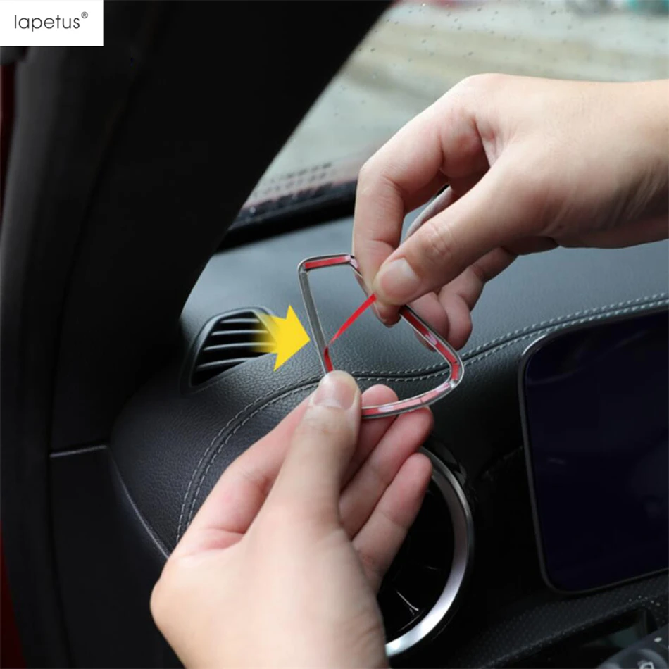 Car Dashboard Air Conditioning AC Outlet Vent Cover Trim Accessories For Mercedes Benz A Class W177 V177 A200 A220 2019 - 2024 