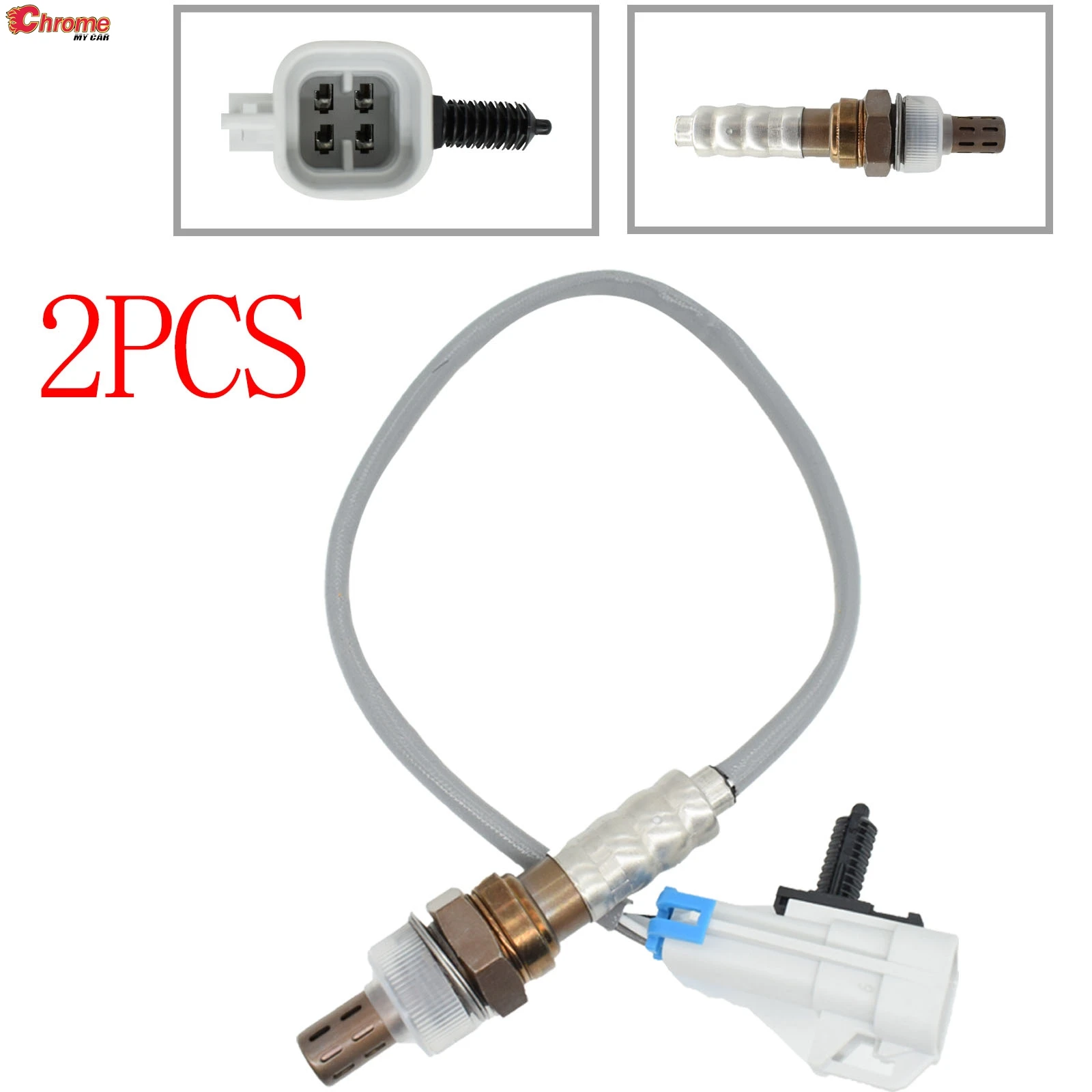 

2x Front Rear SG1857 Oxygen O2 Sensor for Chevrolet Suburban 1500 2500 Equinox Silverado 1500 5.3L Tahoe Yukon Escalade 2344668