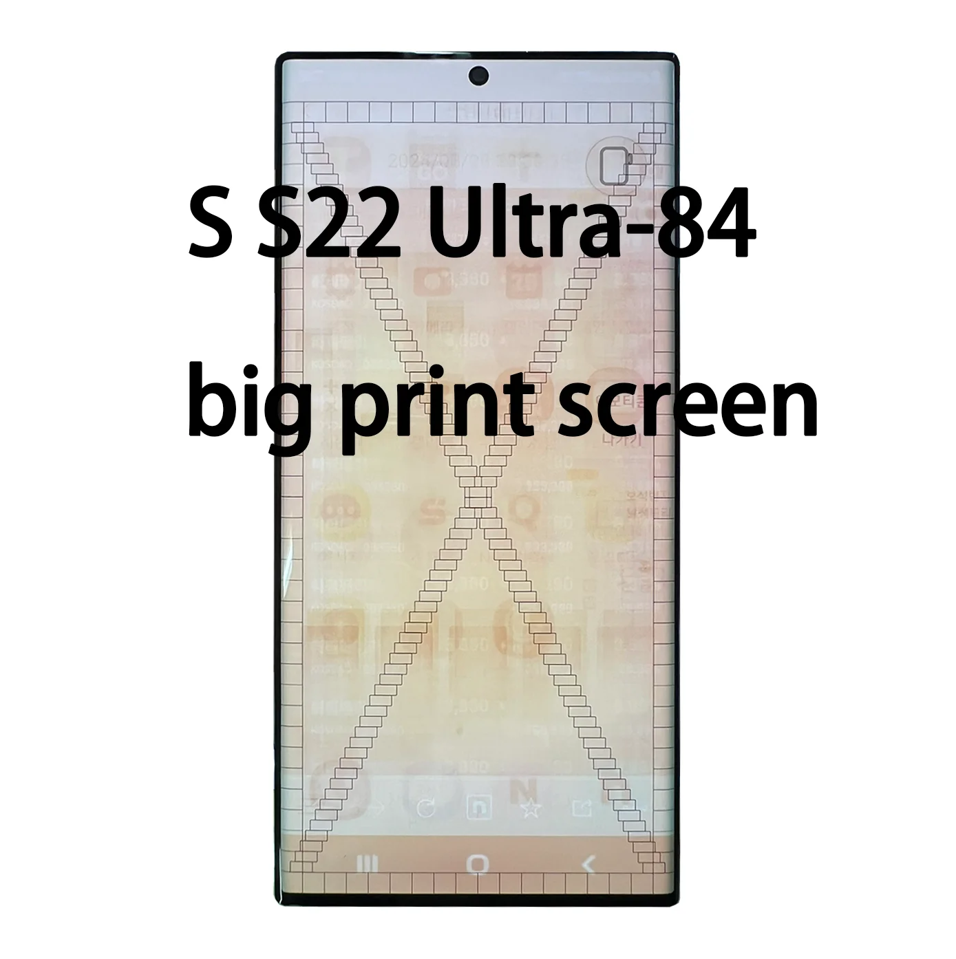 120HZ AMOLED voor Samsung Galaxy S22 Ultra Zonder Frame S908U S908 S908B LCD Display Touchscreen Digitizer Assemblage Met Defecten