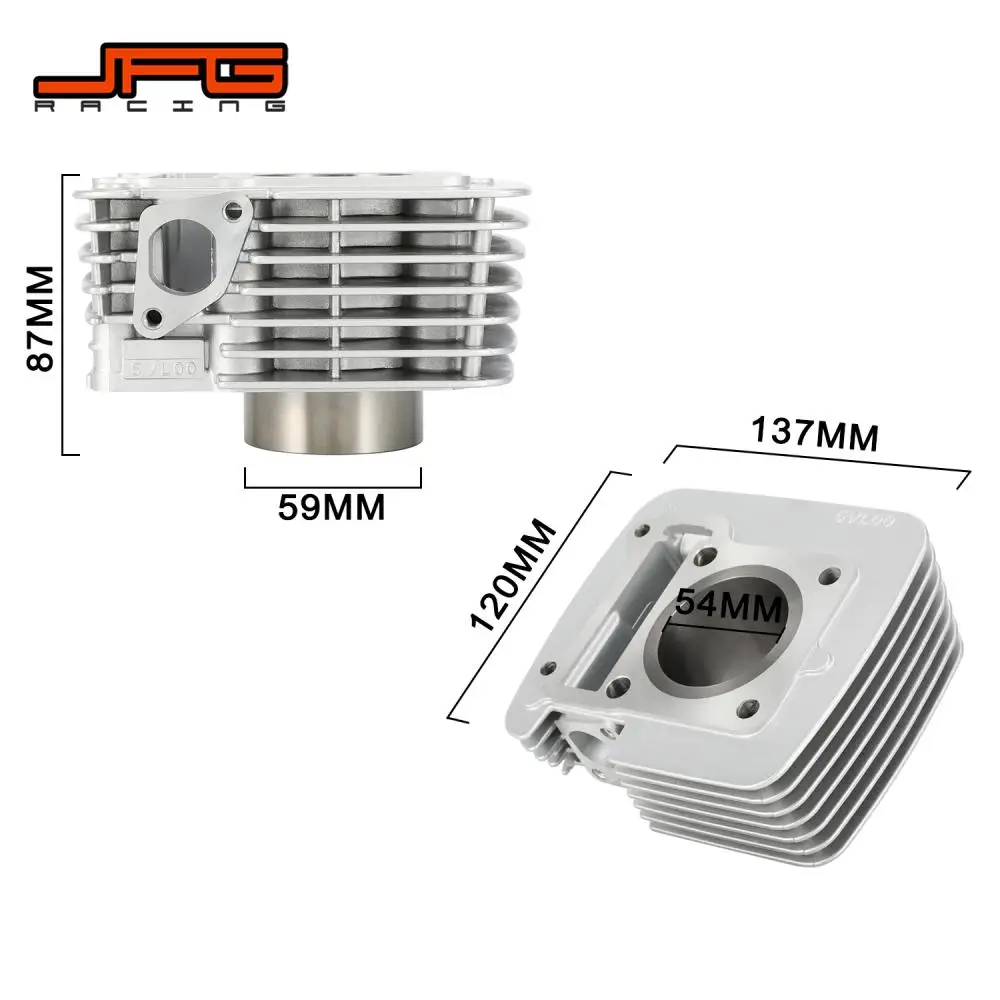 Motorcycles Cylinder Piston Kit Engine Replacement For TTR125 TTR 125 2000-2025 Electric Dirt Pit E-Bike Gasket Rebuild Moto