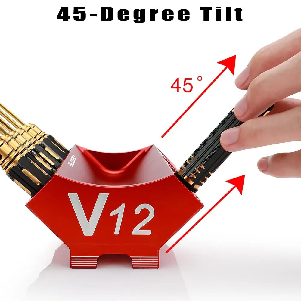 GLOBACT V12 portautensili RC in alluminio motore RC Tools Stand supporto per cacciavite RC per auto RC camion Crawler Drone elicottero barca