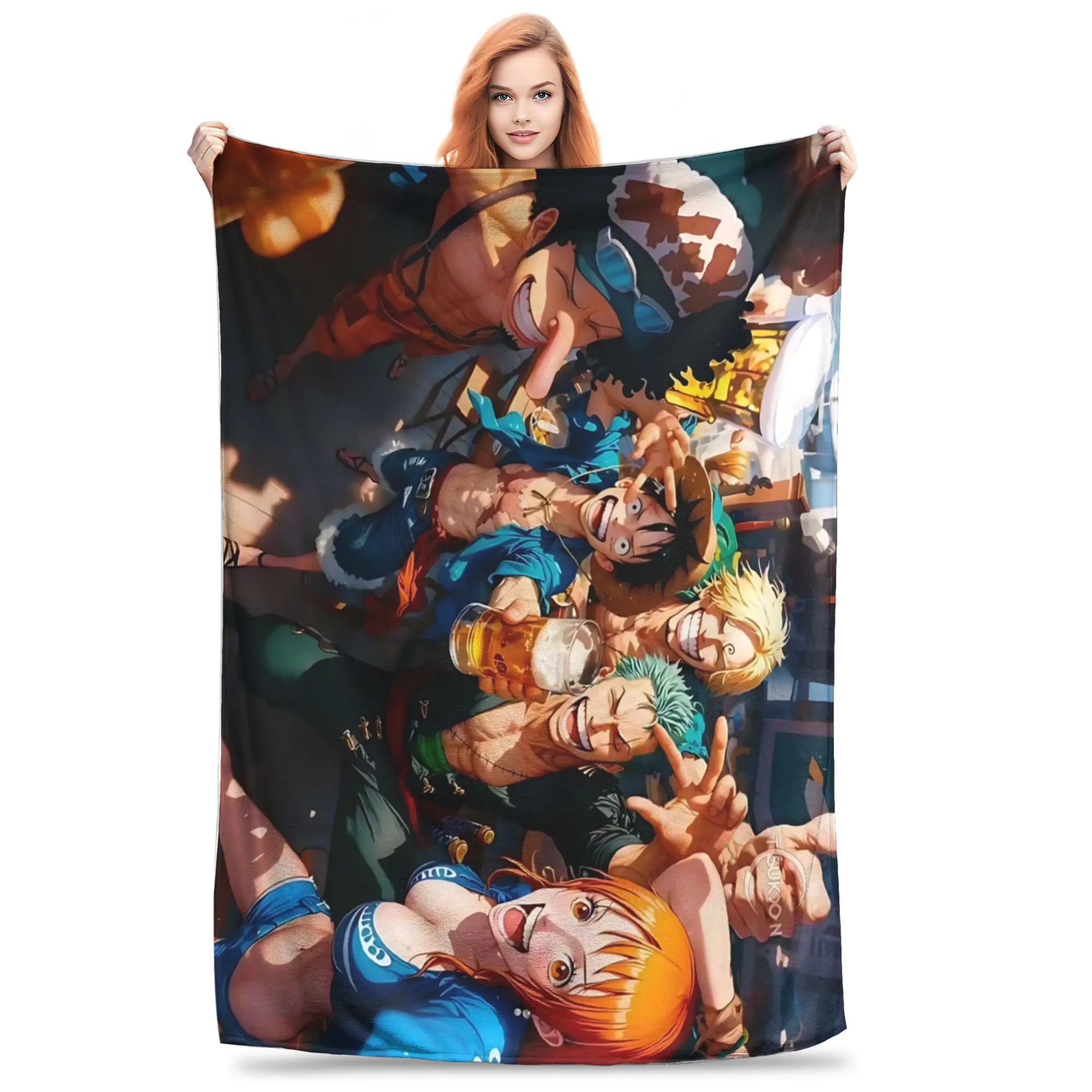 1PC Home One Pieces Blanket Throw Blanket  Novelty Warm Blanket All Season Gift