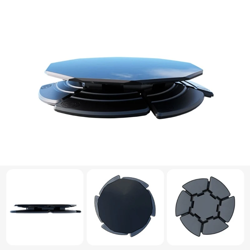 Car Suction Cup Pad Automatic Dashboard Phone Holder Base Suction Cup Self-adhesive Gasket Mounting Plate 360 Degree Rotatable