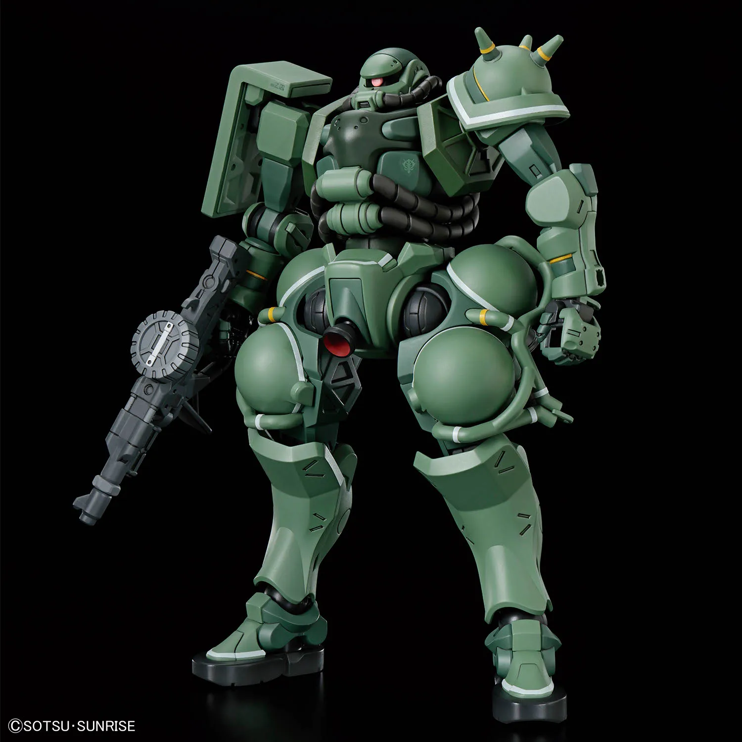 بانداي HG 1/144 MS-06 Zaku اللون الأخضر عمل أرقام البدلة المتنقلة Gundam GQuuuuX أنيمي أطقم منمذجة لعب للبنين الصندوق الأصلي #2