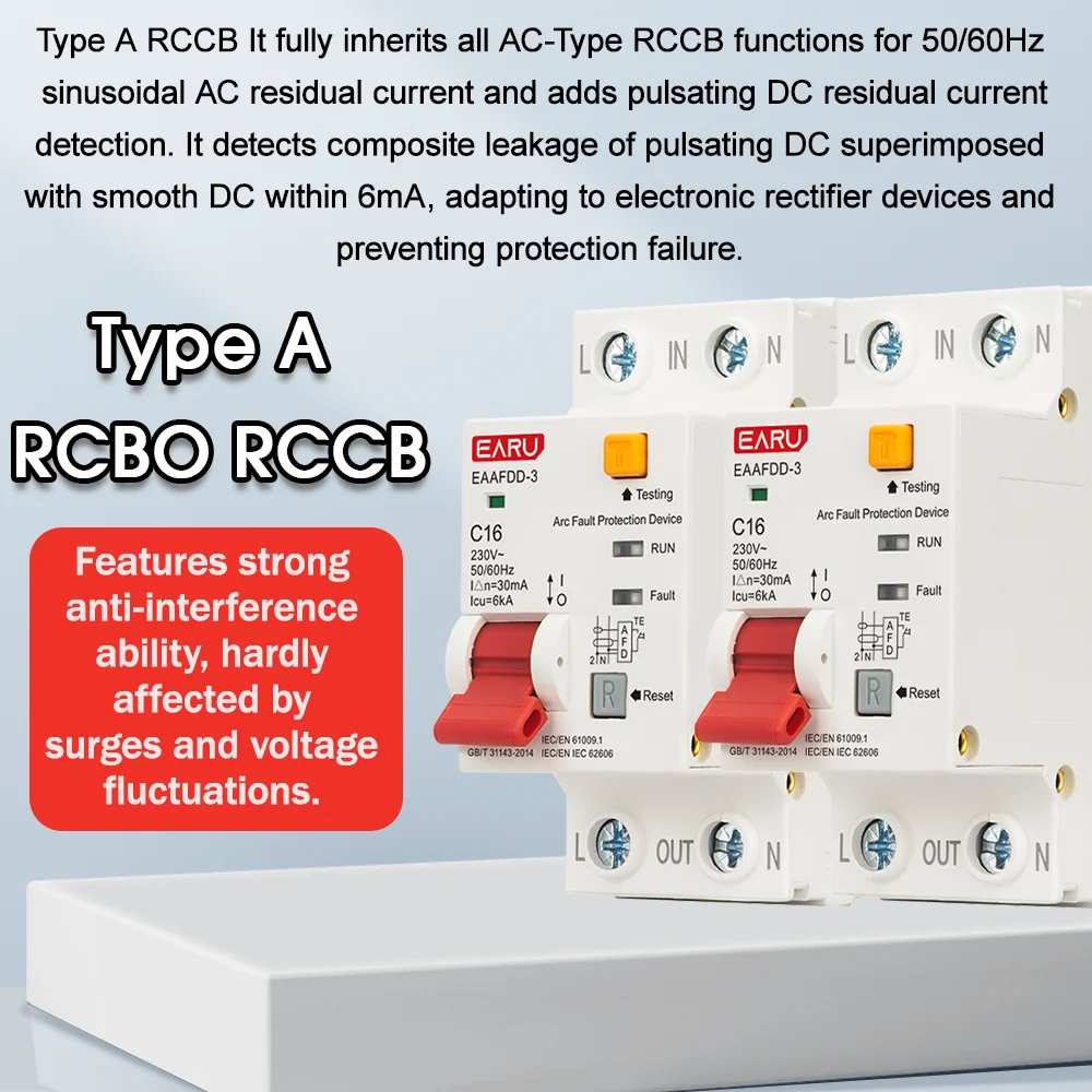 EARU AFDD AFCI Arc Fault Detec - đánh giá và giá Circuit Breaker Finder