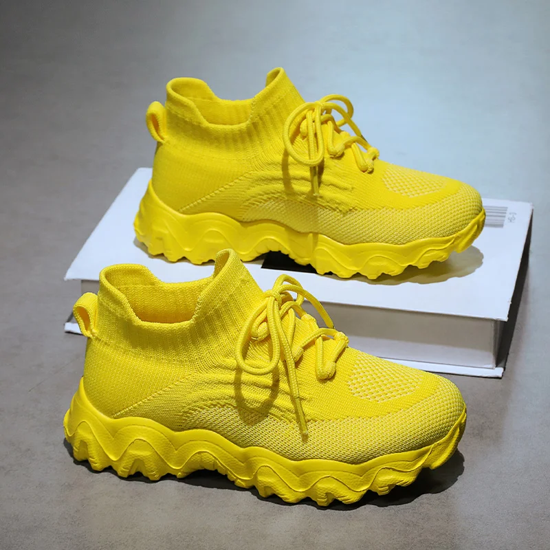 Children's Socks Shoes Mesh Casual Sports Shoes teenagers Lightweight and Comfortable Running Footwear 27-40