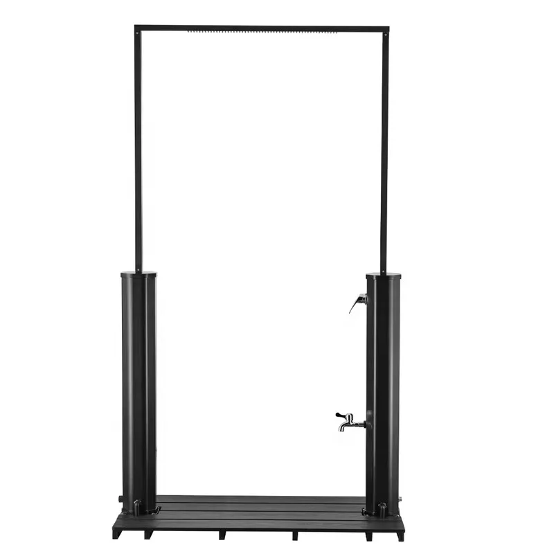 Piscina de ducha vertical solar con puerta de 40 litros de impulso solar