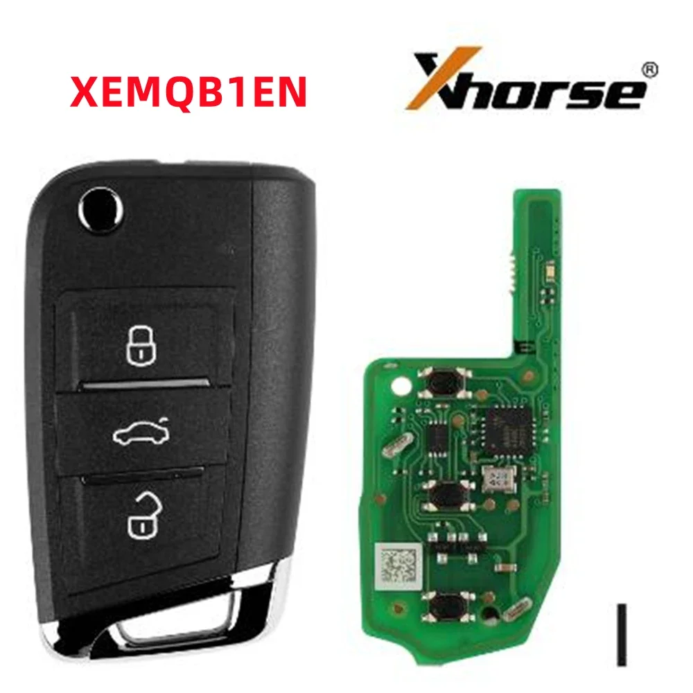 

Xhorse XEMQB1EN XE Super Chip Remote Key VVDI Car Key 3 Buttons Universal Car Key For VW MQB Style