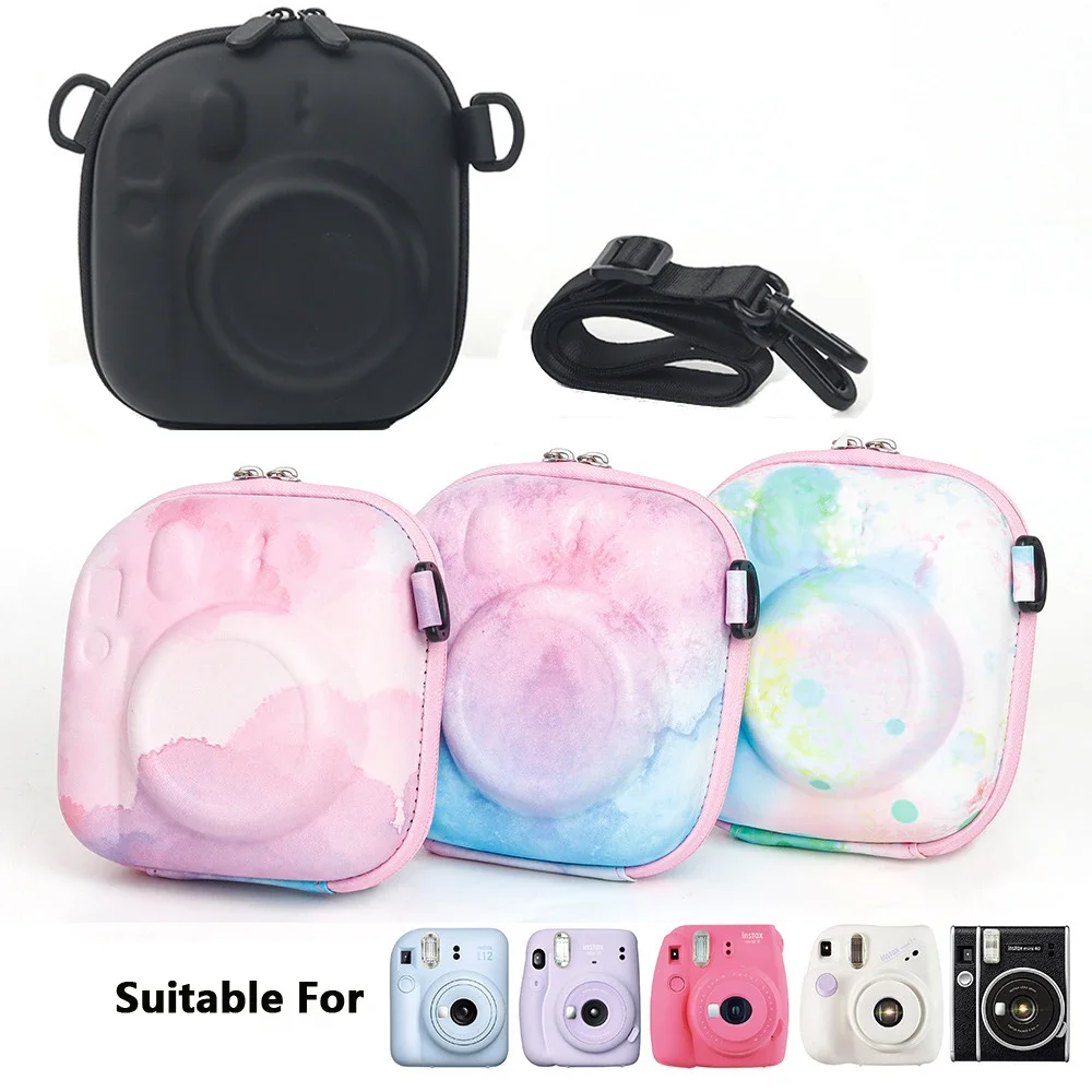 Carrying Shockproof EVA Camera Case Bag For Fujifilm Instax Mini 12/11/9/8/7/40 Instant Camera