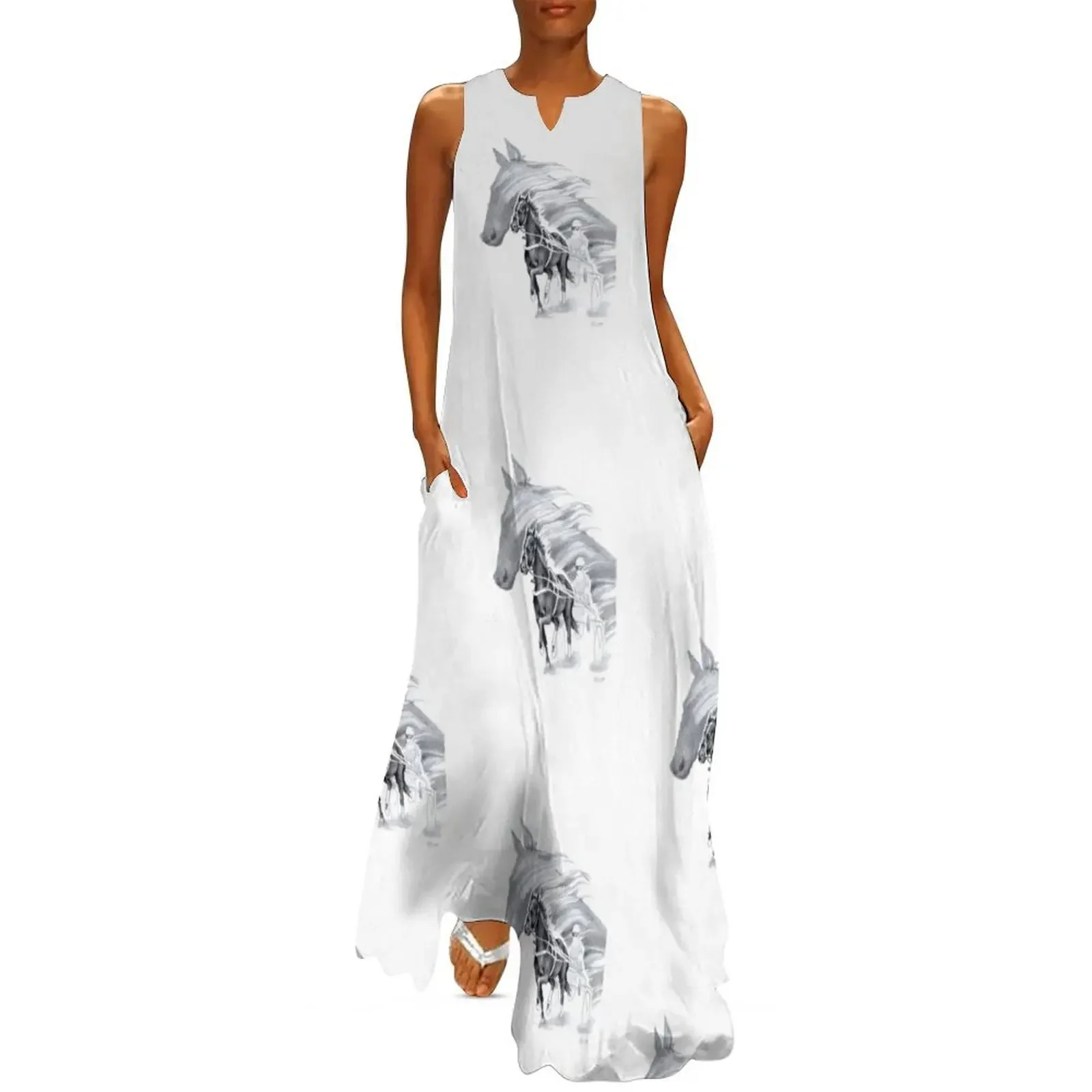 

Trotting Up A Storm Long Dress Women's summer dress Dresses for wedding party clothes for woman Dress